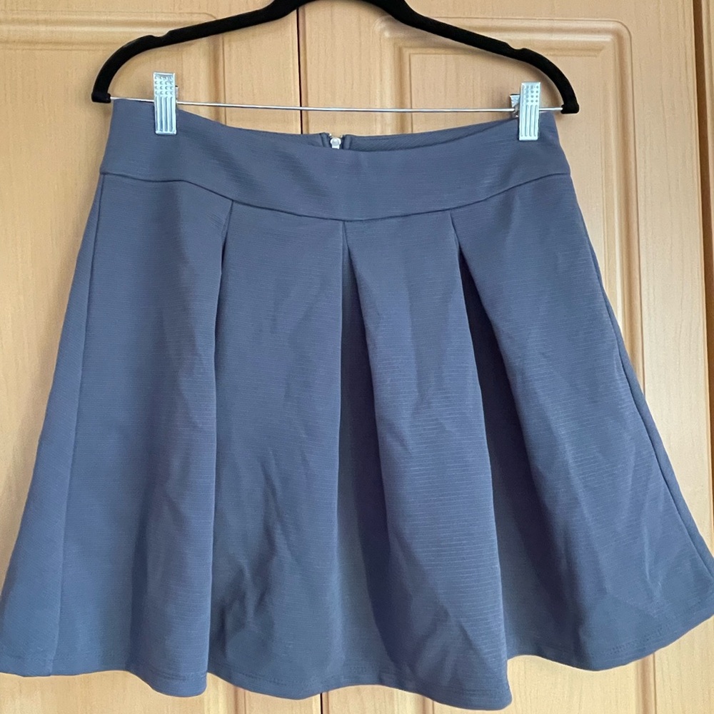 The Limited Charcoal A-Line Skirt